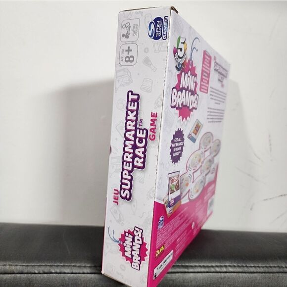 New Mini Brands Supermarket Race Board Game 5-Piece Set with 2 Collectible - Picture 2 of 3